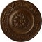 Ekena Millwork Milan Ceiling Medallion, Hand-Painted Root Beer Crackle, 47 5/8"OD x 2 3/4"P CM47MIRBC - alternate 1